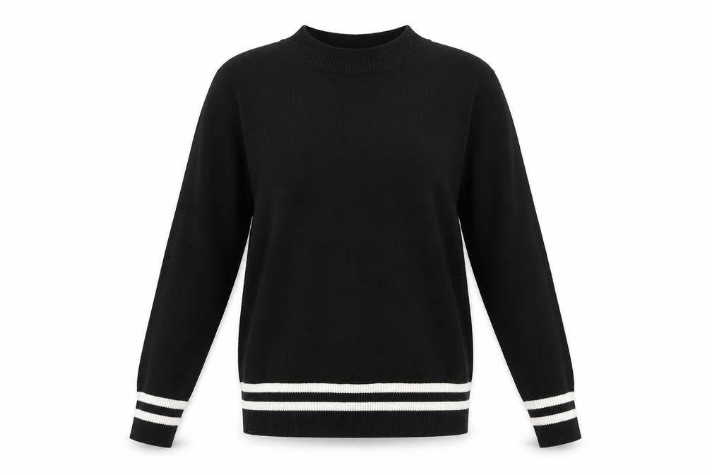 D&Z Fashion Womens Black   Pullover Jumper One Size