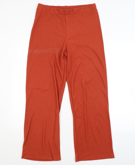 Papaya Womens Red   Trousers  Size 12 L29 in