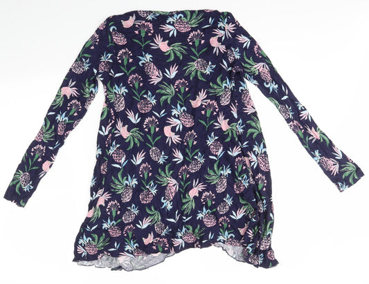 BEYOU Womens Multicoloured Floral  Cardigan Jumper Size 12