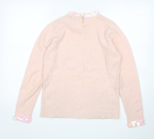 Dorothy Perkins Womens Pink   Pullover Jumper Size 8
