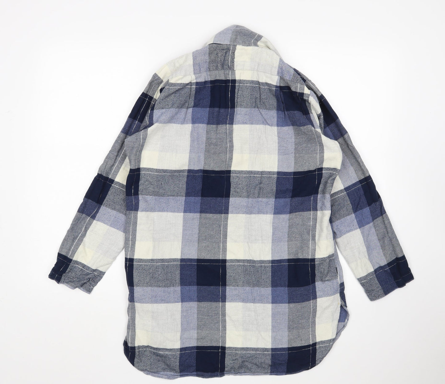 NEXT Womens Multicoloured Plaid  Top Pyjama Top Size XS