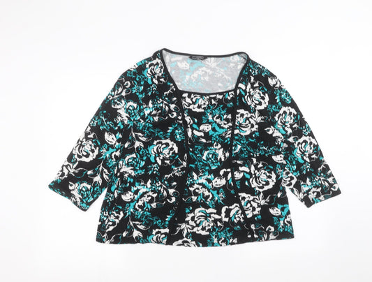 Classic Womens Black   Basic Blouse Size 18