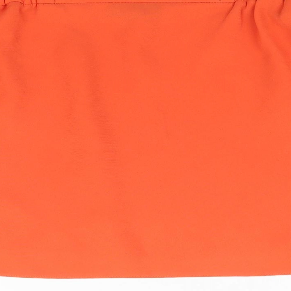 Topshop Womens Orange   Basic Blouse Size 8