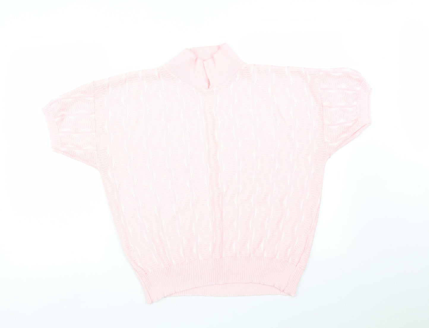 LITTLE WOODS Womens Pink Striped  Basic T-Shirt Size 20