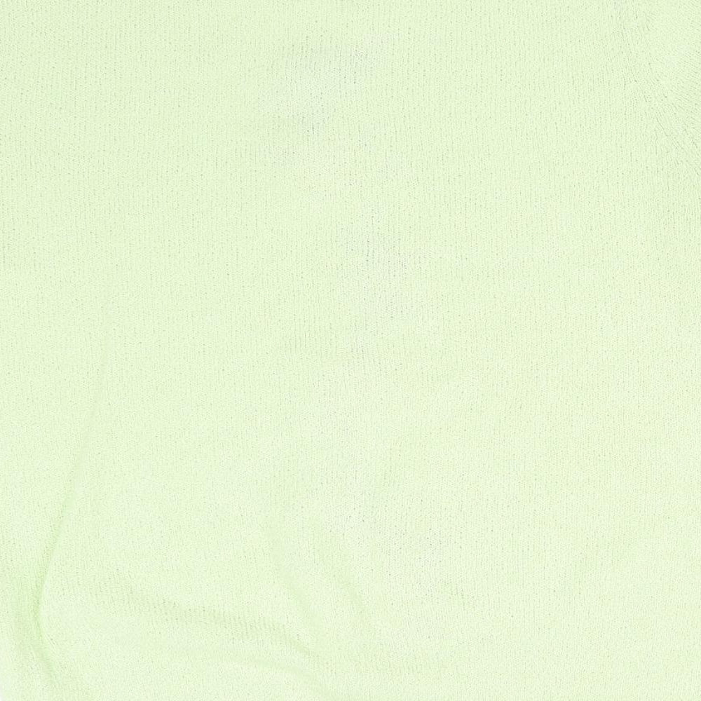 Damart Womens Green Floral  Basic T-Shirt Size 16