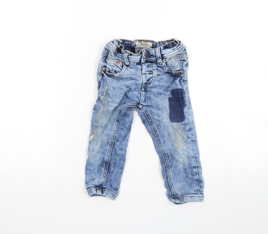 NEXT Baby Blue  Denim Capri Jeans Size 18 Months