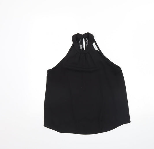 Miss Selfridge Womens Black   Basic Tank Size 6