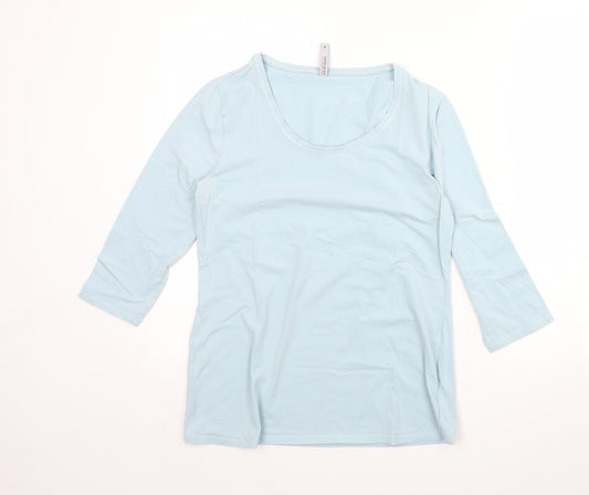 David Jones Womens Blue   Basic Blouse Size M