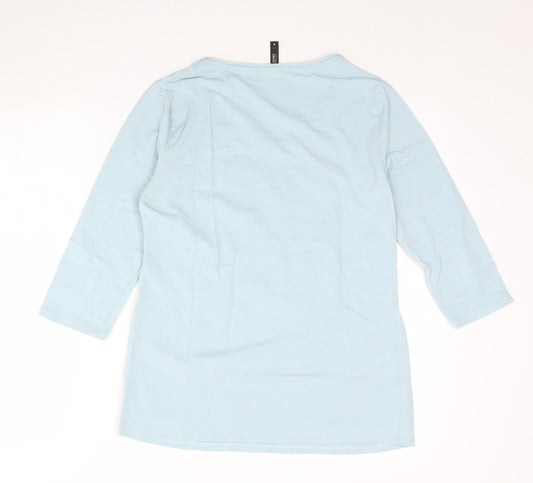 David Jones Womens Blue   Basic Blouse Size M