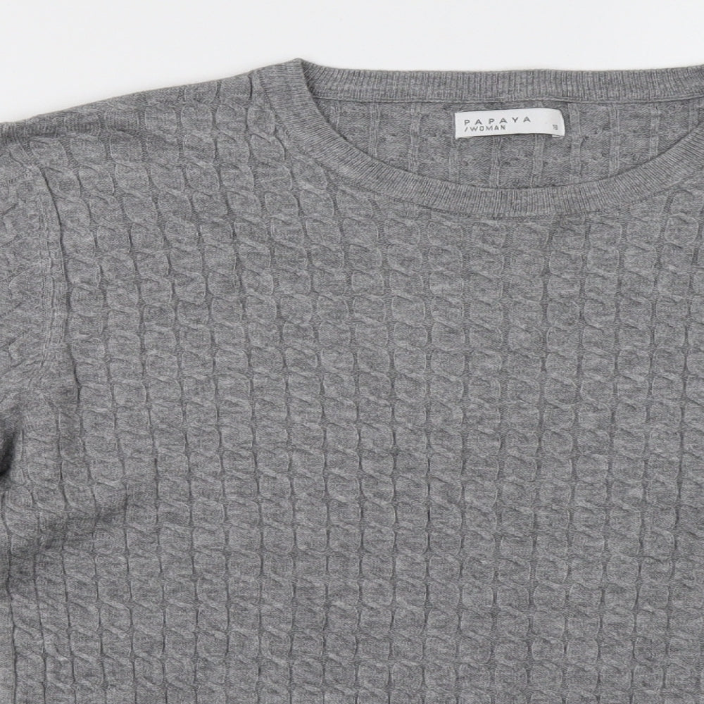 Matalan Womens Grey   Pullover Sweatshirt Size 16