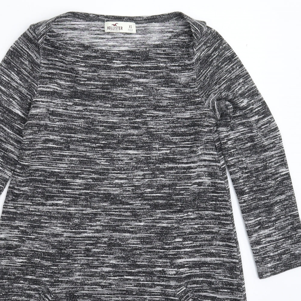 Hollister Womens Grey  Knit Jumper Dress  Size XS