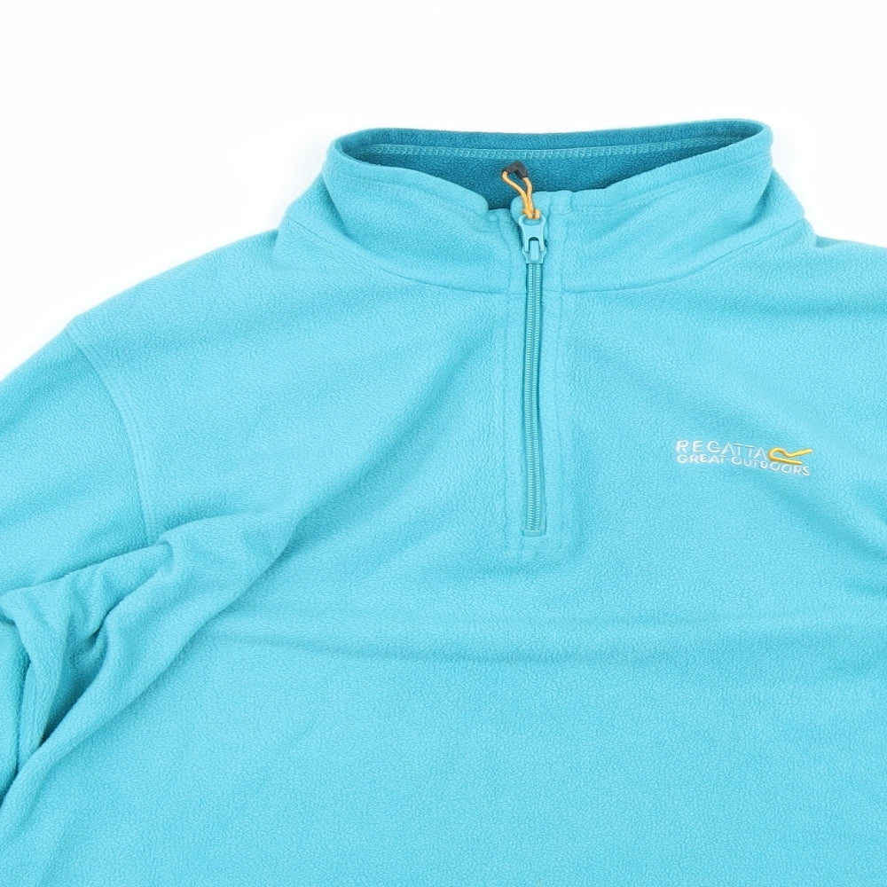 Regetta Womens Blue   Pullover Sweatshirt Size 12