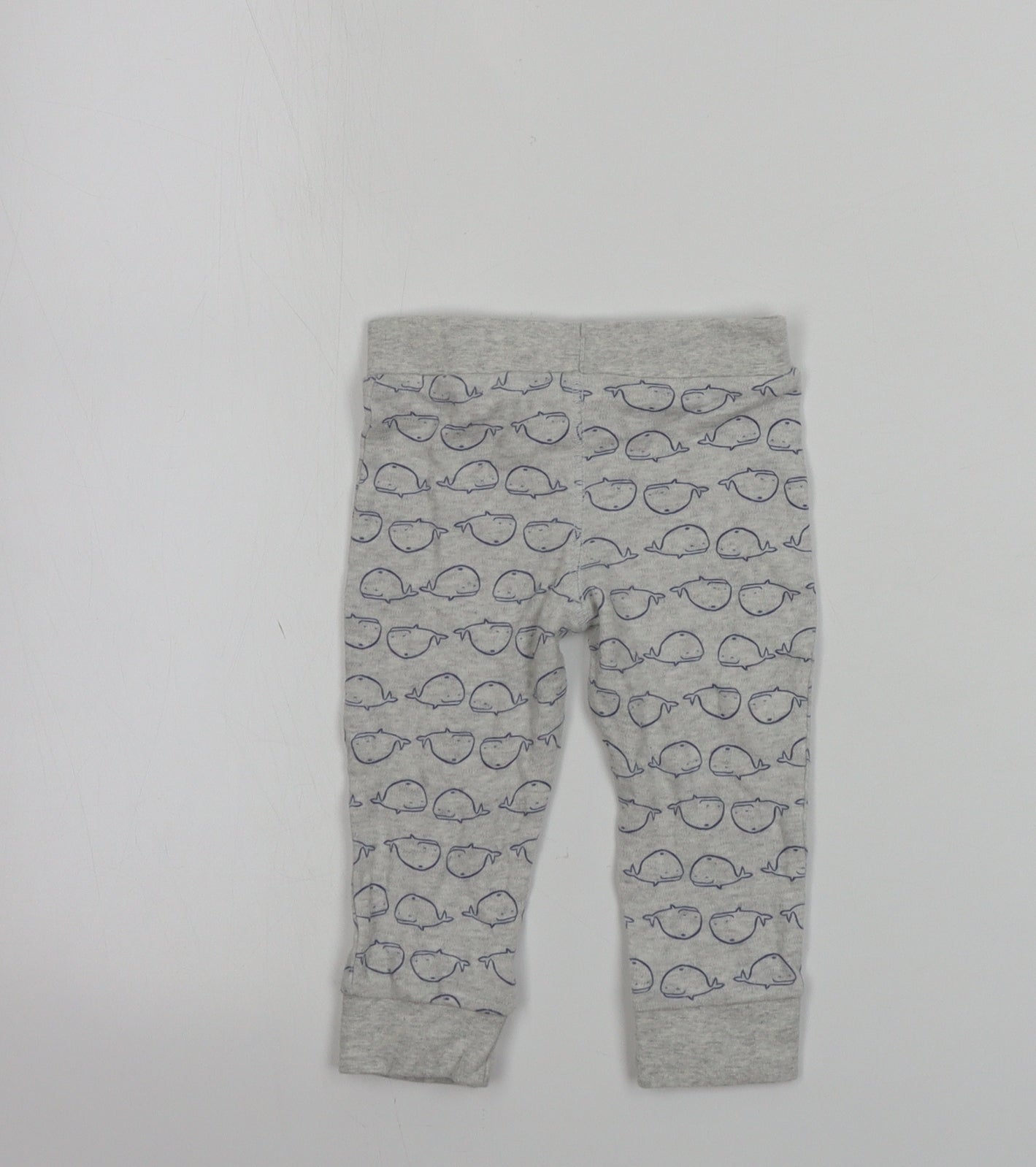 F&F  Boys Grey   Jogger Trousers Size 6-9 Months