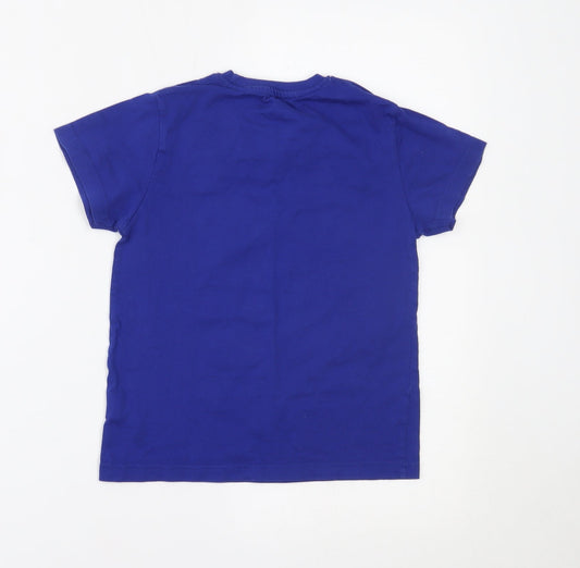 Primark Boys Blue   Basic T-Shirt Size 6-7 Years