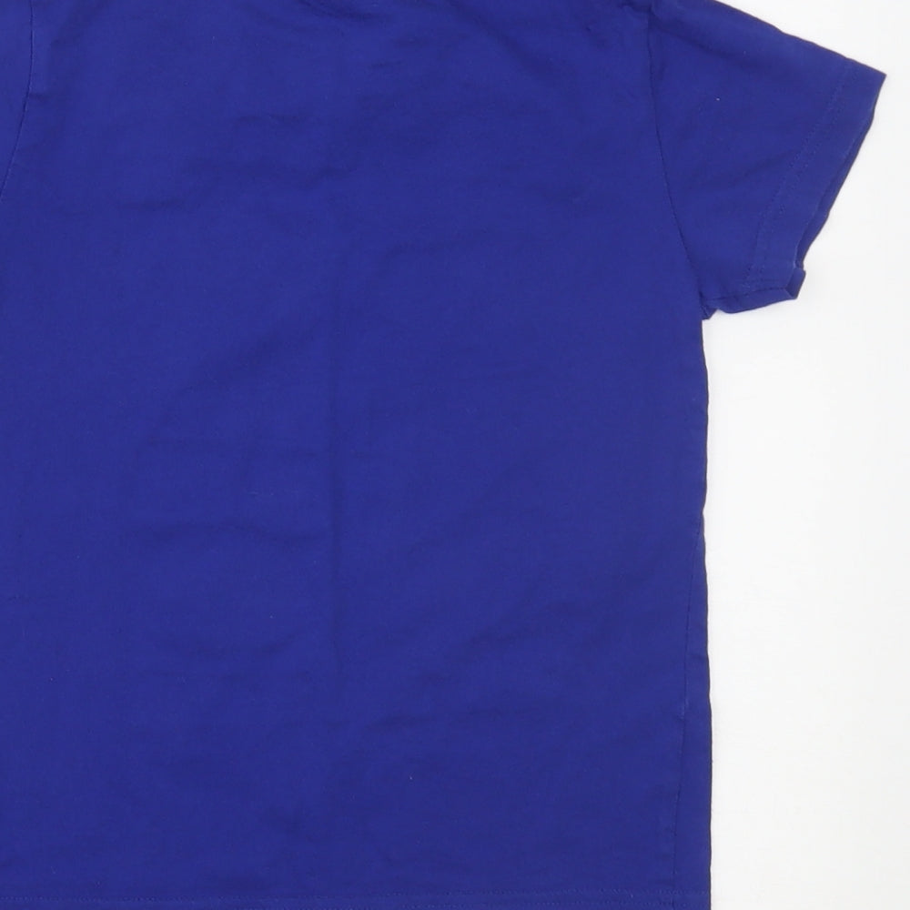 Primark Boys Blue   Basic T-Shirt Size 6-7 Years