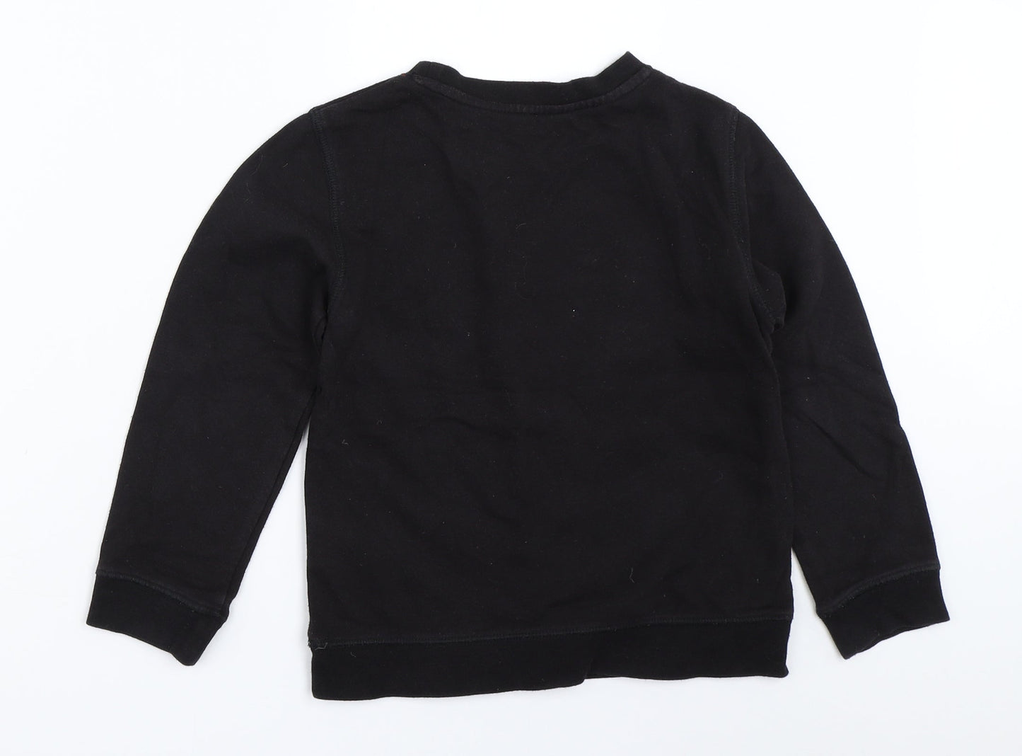 H&M Girls Black   Pullover Sweatshirt Size 7-8 Years