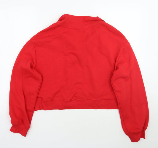 H&M Womens Red   Pullover Jumper Size M