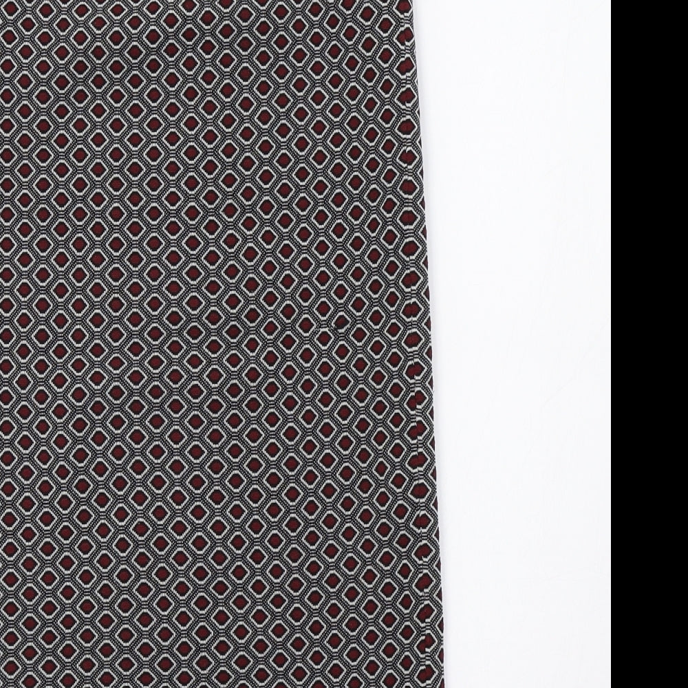 Papaya Womens Red Geometric  Straight & Pencil Set Size 10