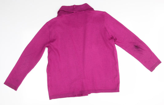 Impressions Womens Purple   Cardigan Jumper Size L