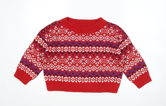 BDG Womens Multicoloured Argyle/Diamond  Pullover Jumper Size S  - Cropped