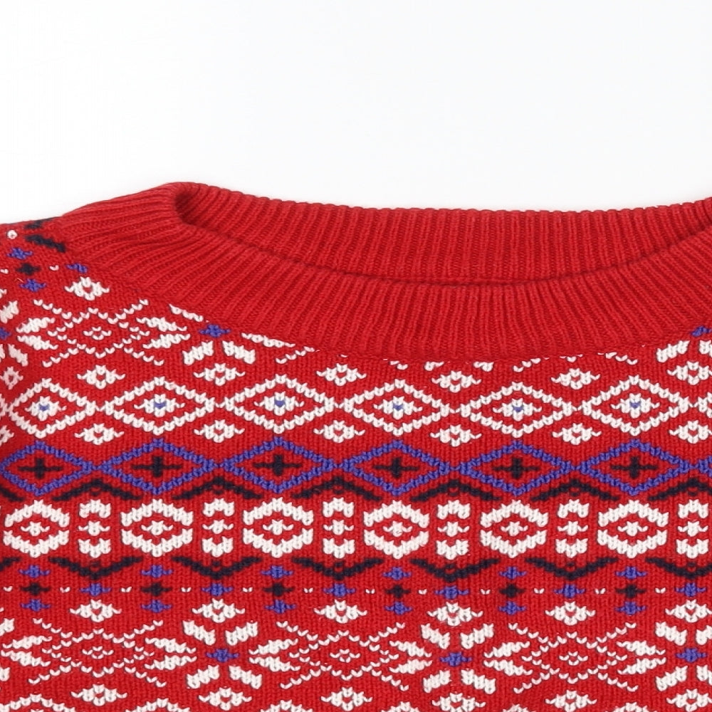 BDG Womens Multicoloured Argyle/Diamond  Pullover Jumper Size S  - Cropped