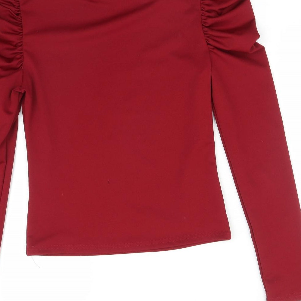 Preworn Womens Red   Basic T-Shirt Size S