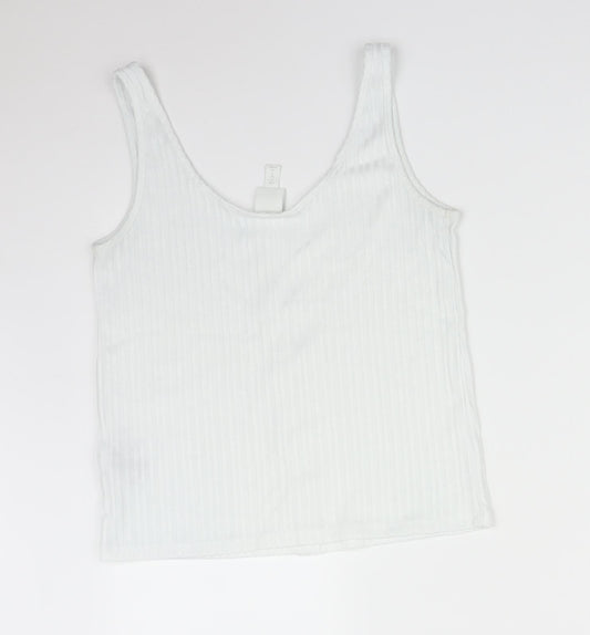 H&M Womens White   Basic T-Shirt Size S