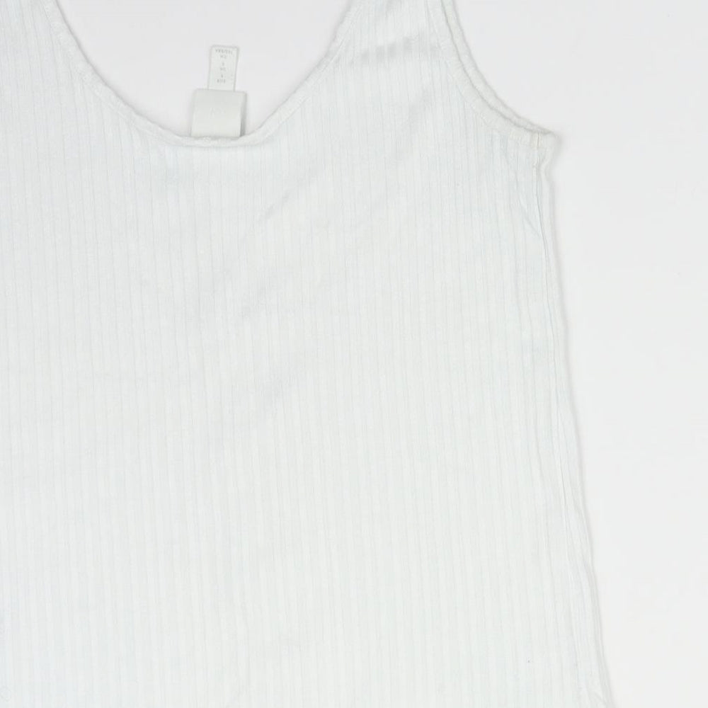 H&M Womens White   Basic T-Shirt Size S