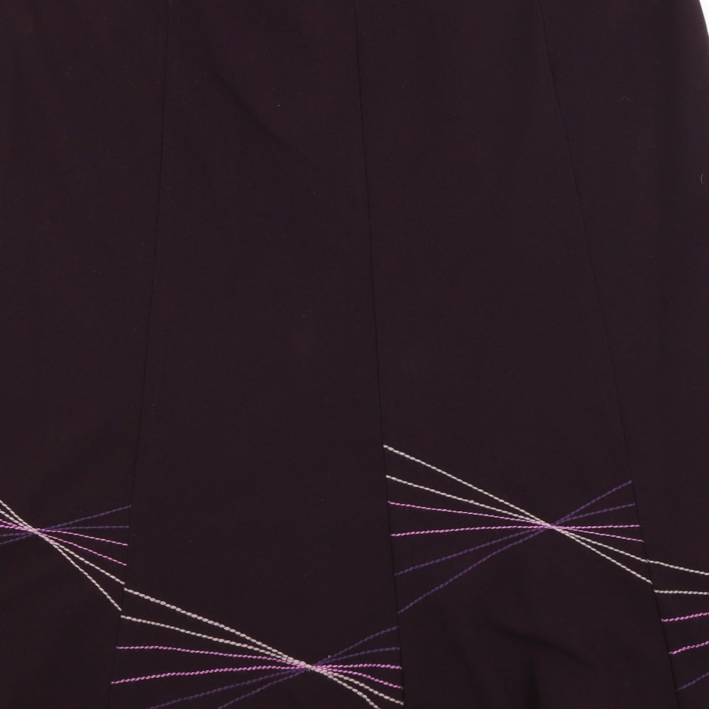 Preworn Womens Purple   Peasant Skirt
