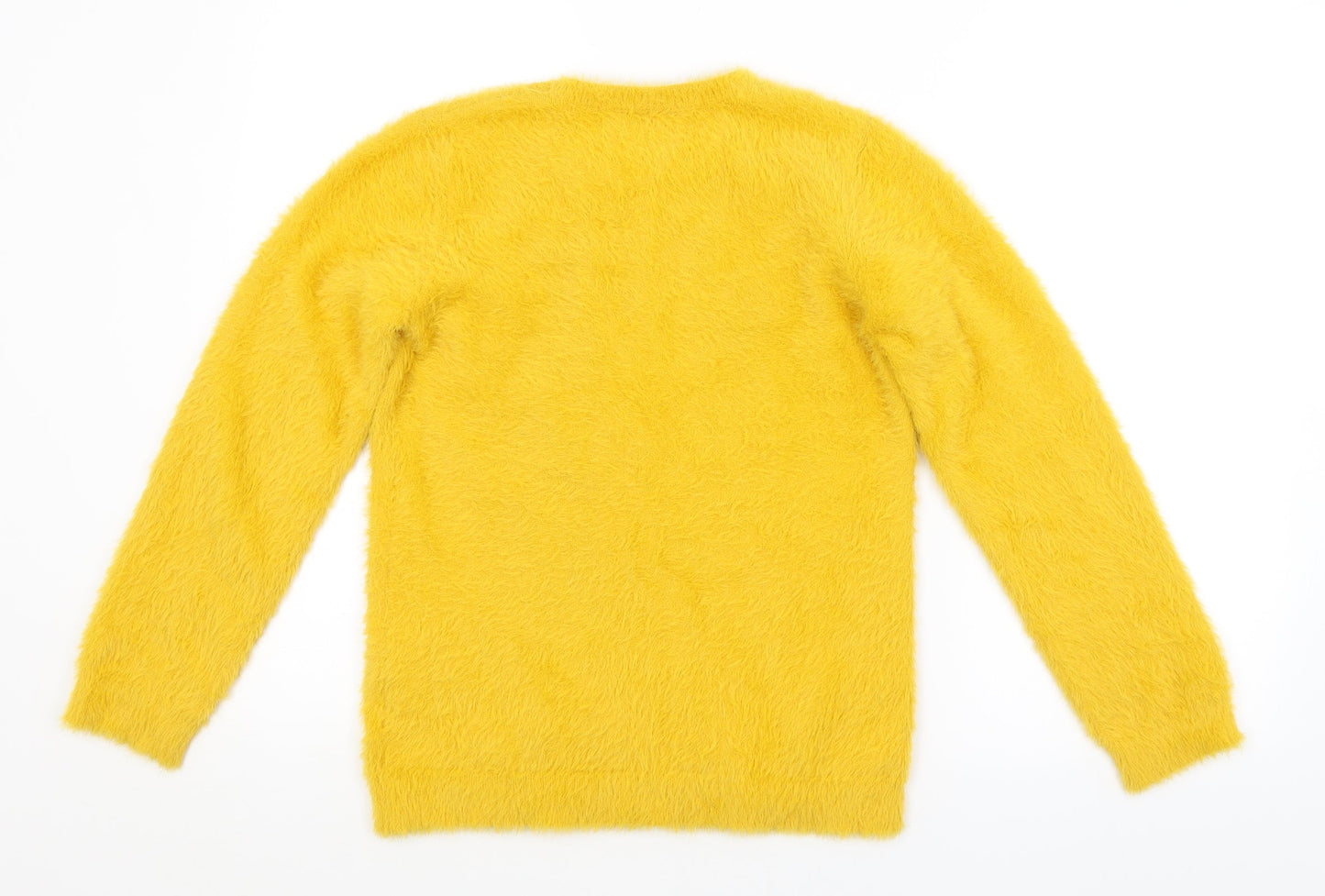 Preworn Girls Yellow   Pullover Jumper