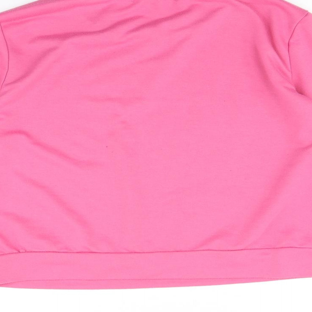 CBR Womens Pink   Pullover Jumper Size L  - Heart print