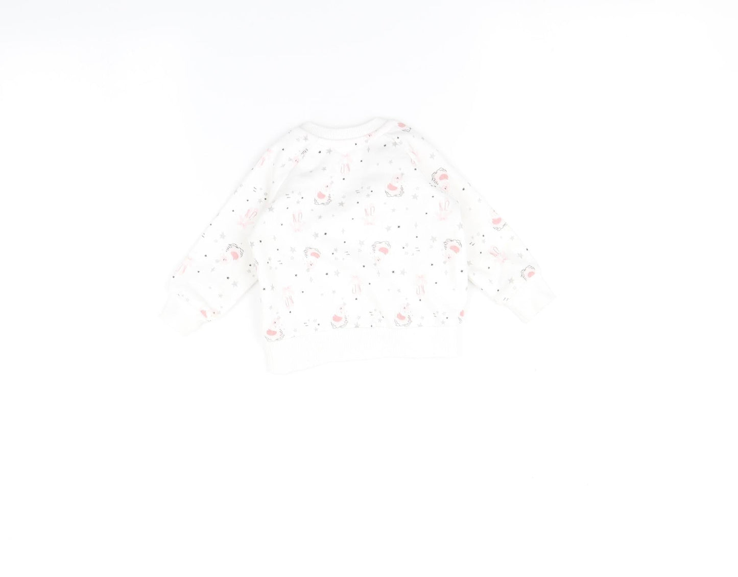Primark Baby White   Pullover Jumper Size 3-6 Months