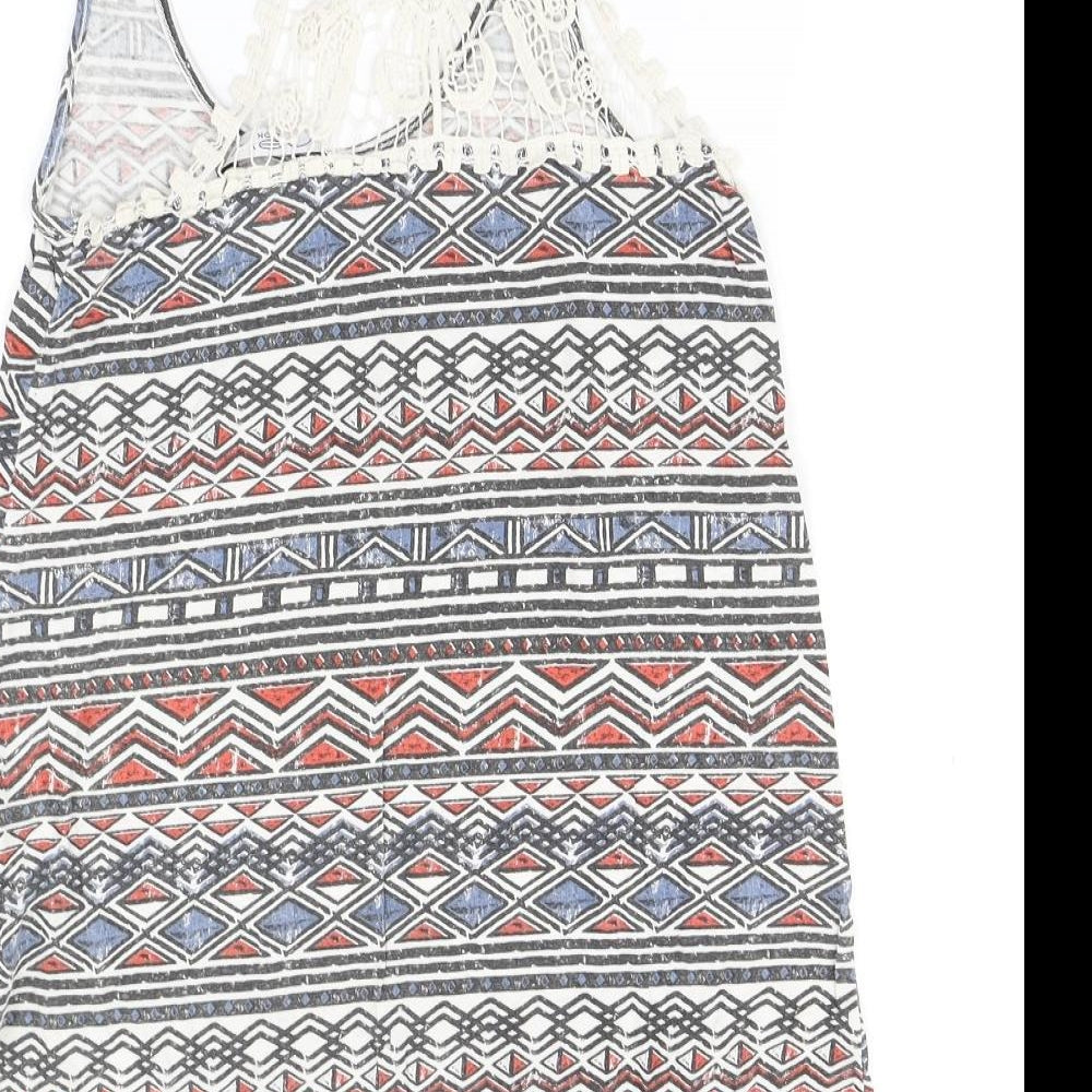 New Look Womens Multicoloured   Camisole T-Shirt Size 6