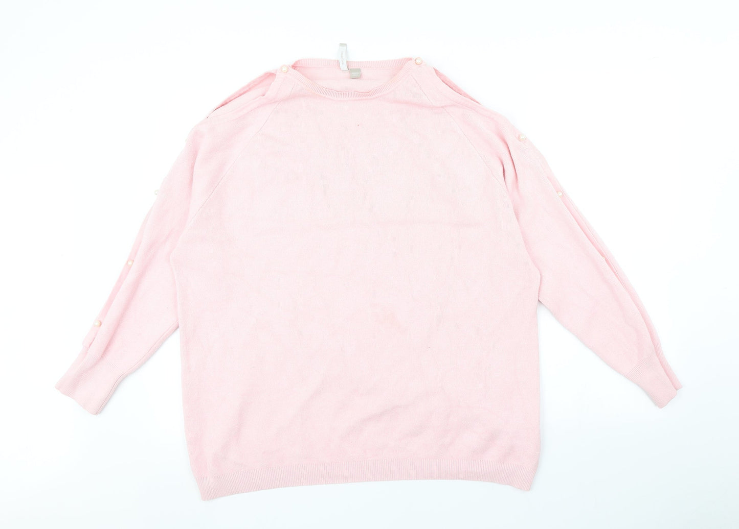 Antholohy Womens Pink   Pullover Jumper Size 16