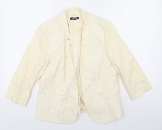 Bonmarché Womens White   Jacket  Size 12