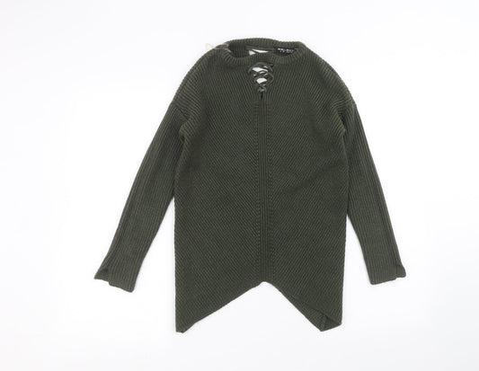 Select Womens Green   Pullover Jumper Size 10