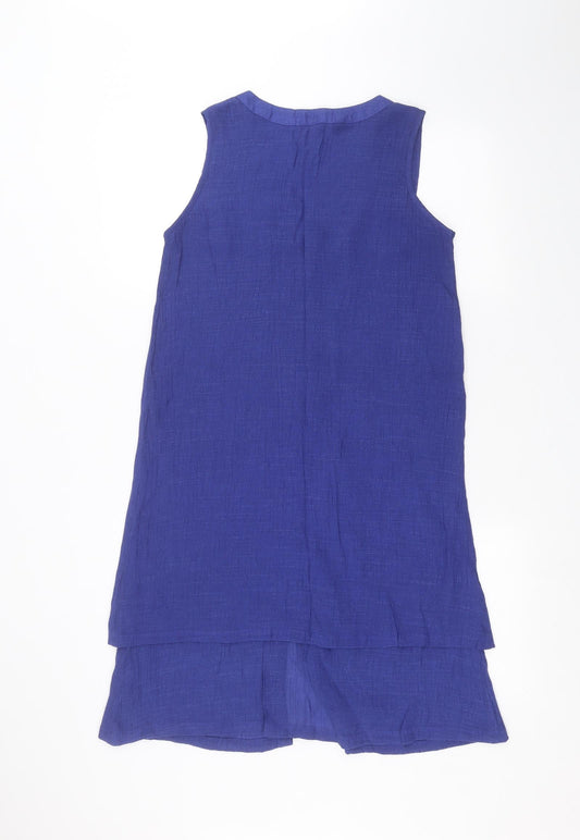 guapo Womens Blue   Basic Button-Up Size L