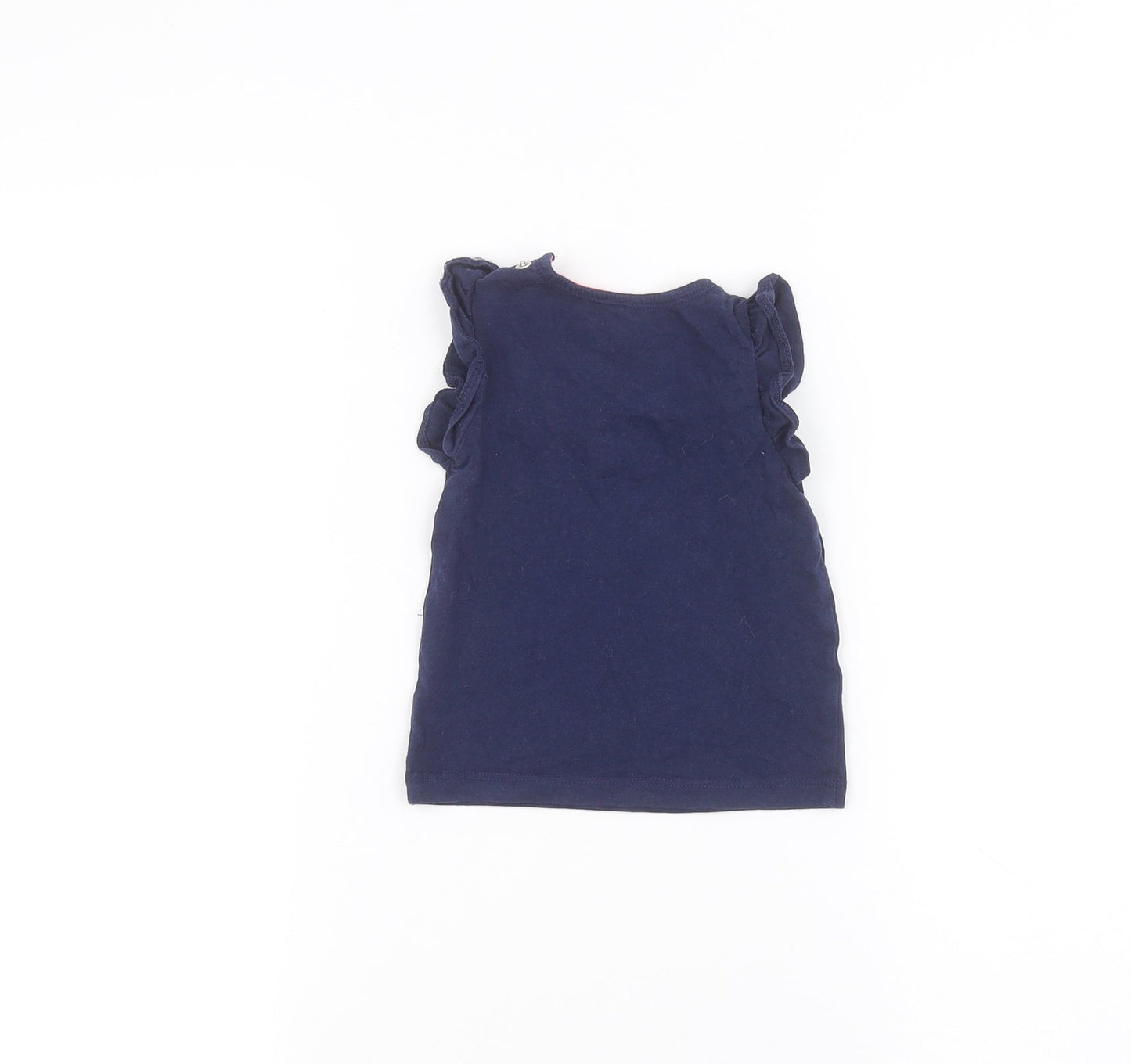 fred & flo Baby Blue   Basic T-Shirt Size 3-6 Months