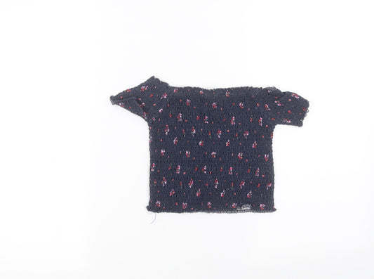 Primark Girls Blue   Basic T-Shirt Size 6-7 Years
