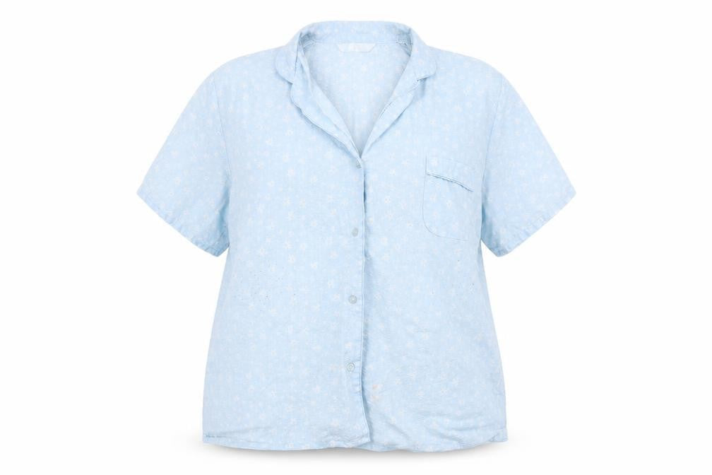 Preworn Womens Blue   Basic Button-Up Size 16