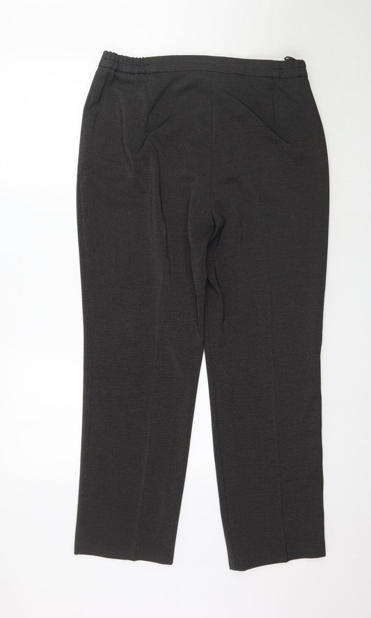Preworn Womens Grey   Trousers  Size 14 L29 in - Work Office