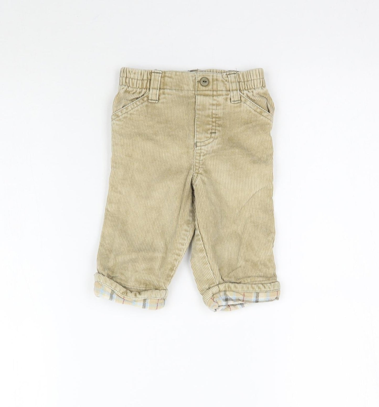 Baby Mac Baby Beige  Corduroy  Trousers Size 3-6 Months