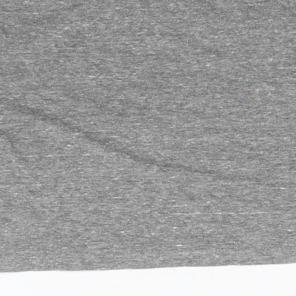 Topshop Womens Grey   Cropped T-Shirt Size 4