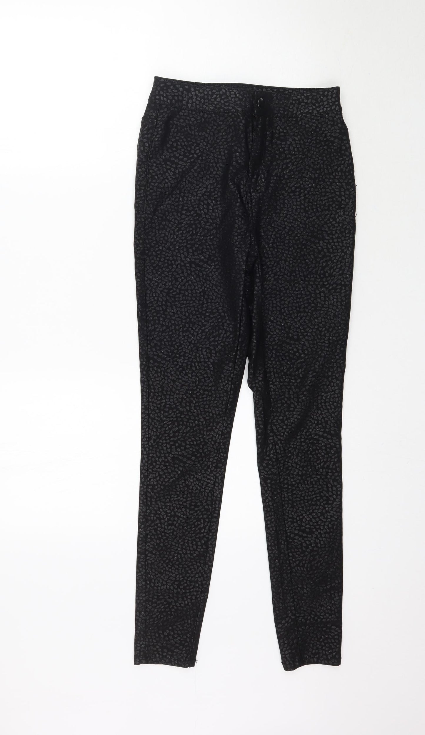 TU Womens Black  Denim Skinny Jeans Size 8 L27 in