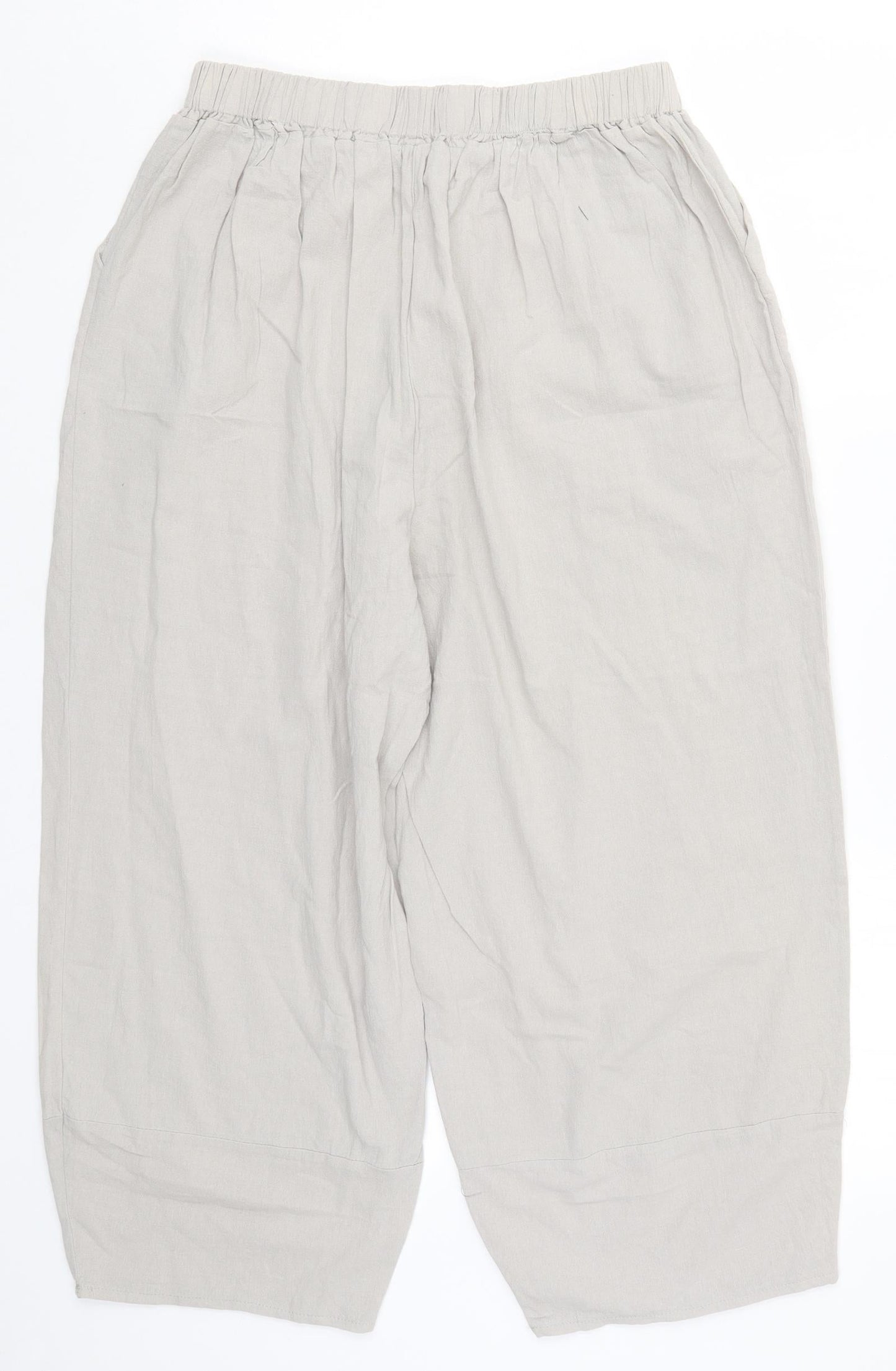 Preworn Womens Grey   Cropped Trousers Size 28 in L22 in