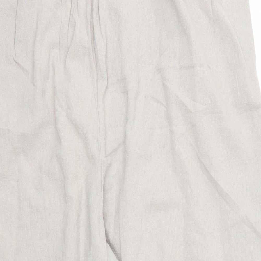 Preworn Womens Grey   Cropped Trousers Size 28 in L22 in