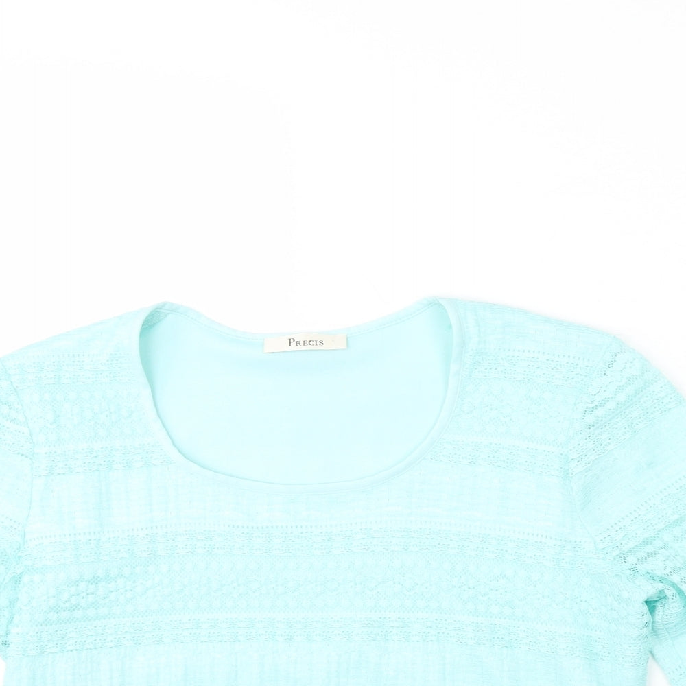 Precis Womens Blue   Pullover Jumper Size M