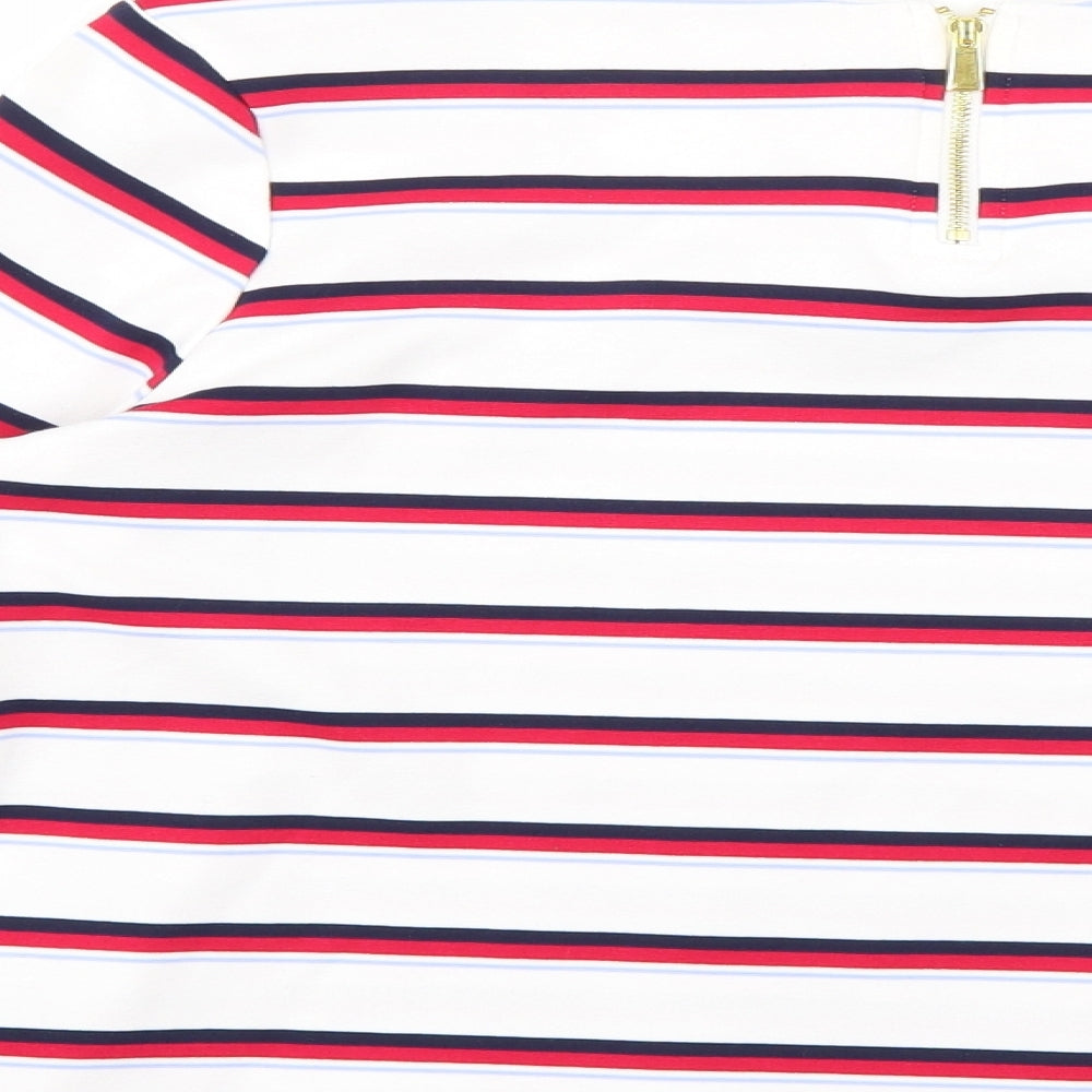 Marks and Spencer Womens Multicoloured Striped  Pullover Jumper Size 12