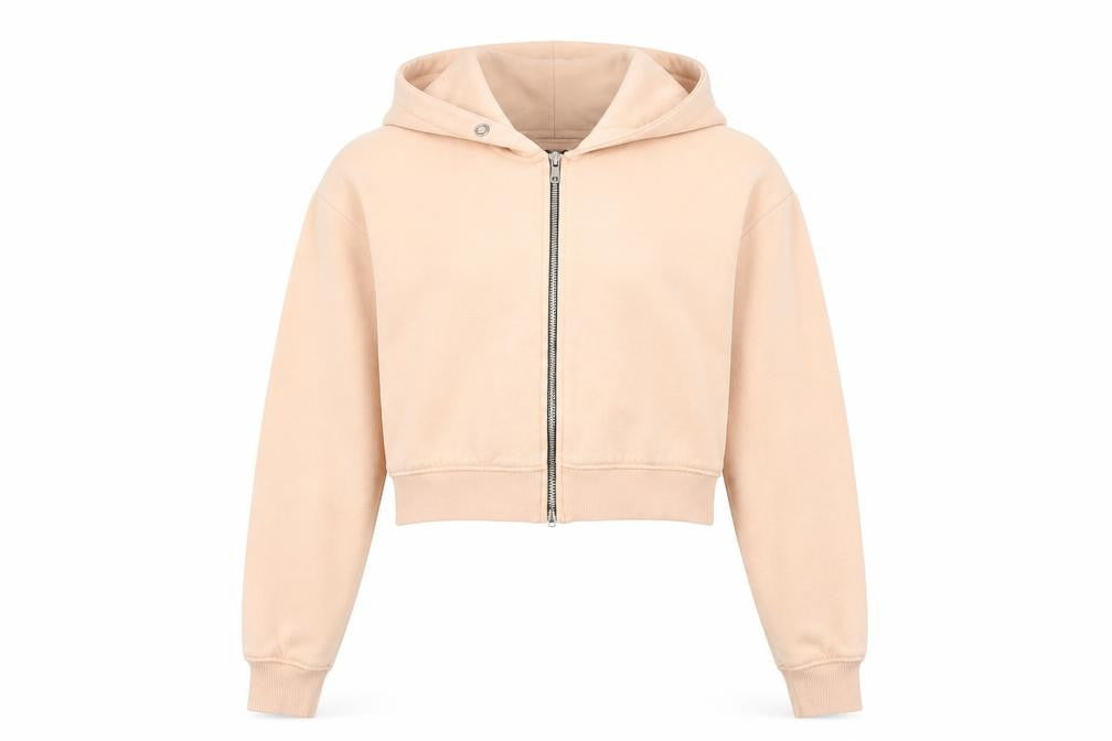 PRETTYLITTLETHING Womens Pink   Full Zip Hoodie Size M