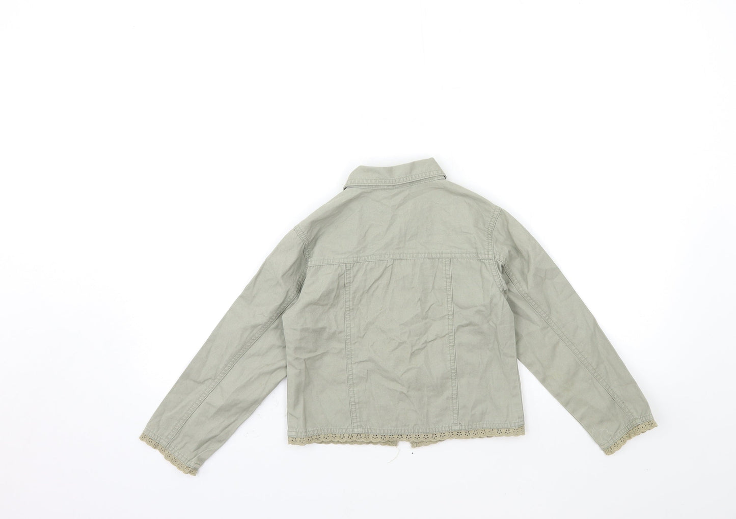O KIDS Girls Grey  Denim Jacket  Size 6 Years